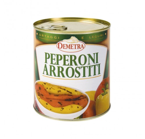 PEPERONI ARROSTO DEMETRA        GR.800X6