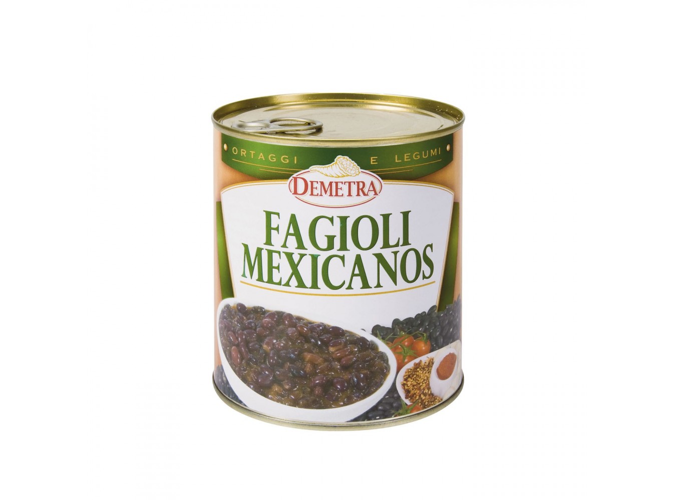 FAGIOLI NERI MEXICANOS DEMETRA  GR.900X6