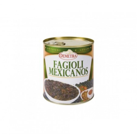 FAGIOLI NERI MEXICANOS DEMETRA  GR.900X6
