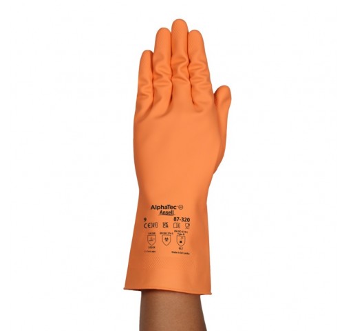 GUANTI MARI.ORANGE L P12           N.144