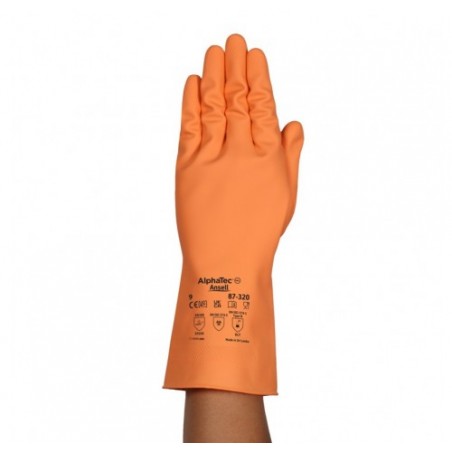 GUANTI MARI.ORANGE L P12           N.144