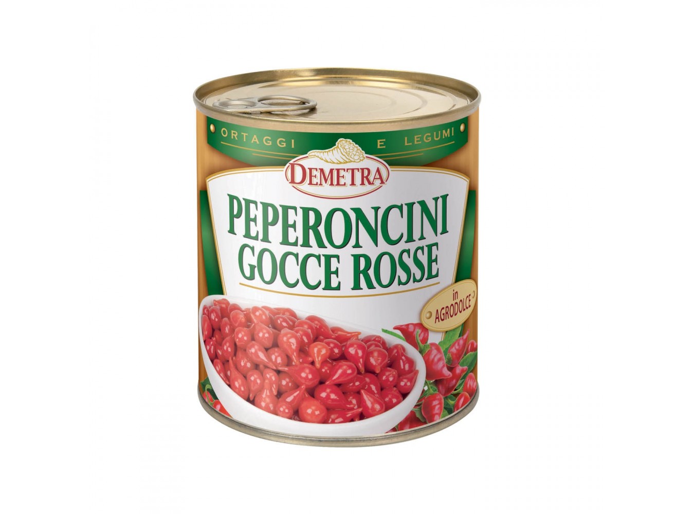 PEPERONI GOCCE ROSSE DEMETRA    GR.790X6