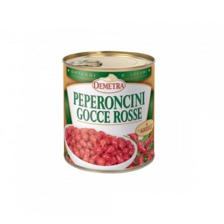 PEPERONI GOCCE ROSSE DEMETRA    GR.790X6