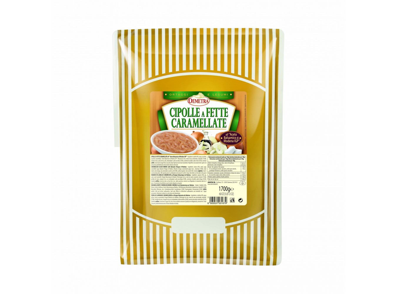CIPOLLE FETTE CARAMELL.DEMETRA GR.1700X6