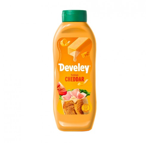 SALSA CHEDDAR SQUEEZE DEVELEY   ML.875X8