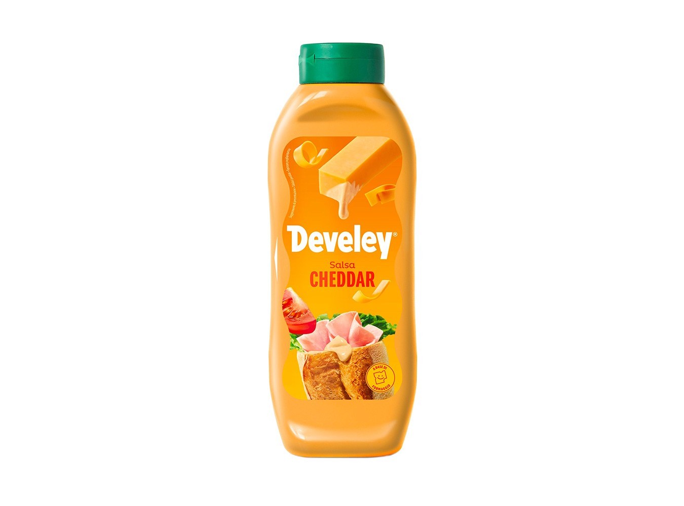 SALSA CHEDDAR SQUEEZE DEVELEY   ML.875X8