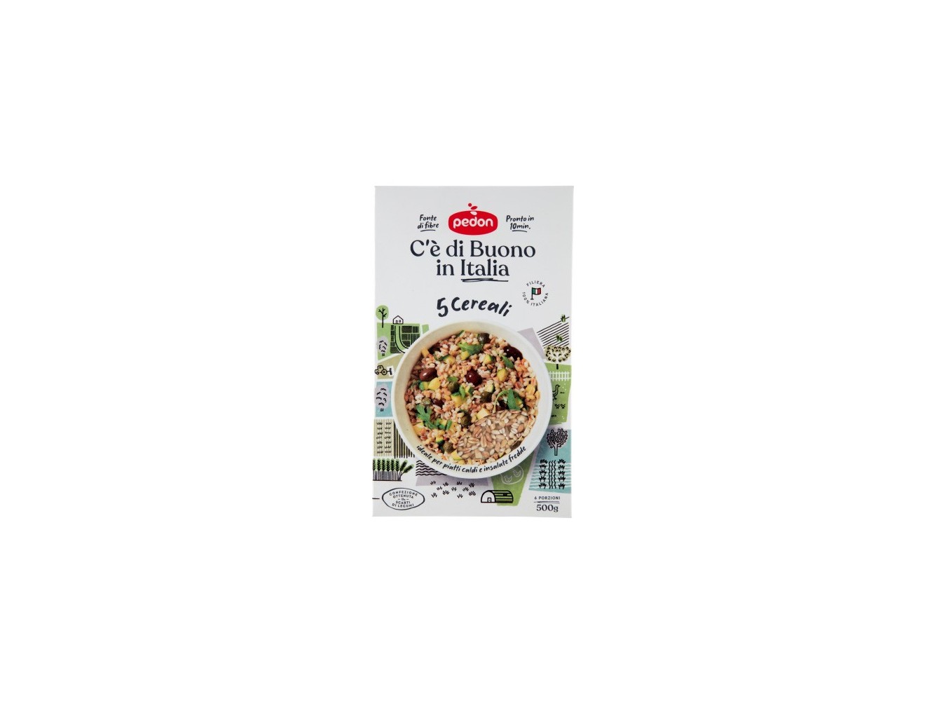 MISTO 5 CEREALI PEDON           GR.500X6