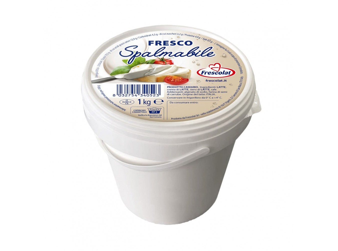 FORMAGGIO SPALMABILE FRESCOLAT   KG.1X4