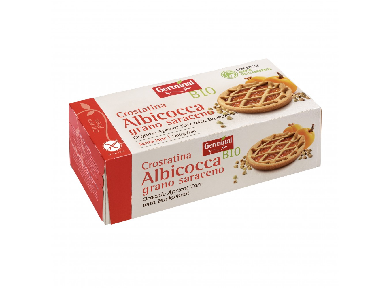 CROSTATINA ALBICOCCA S/GLUT.BIO GR.200X8