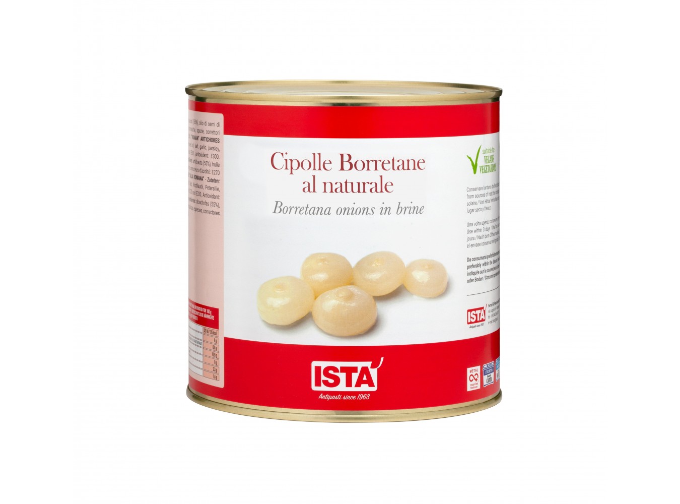 CIPOLLE BORRETANE NATUR. ISTA' KG.2,6X6