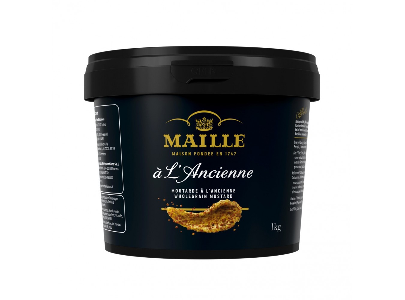 SENAPE ANTICA CON GRANI MAILLE    KG.1X6