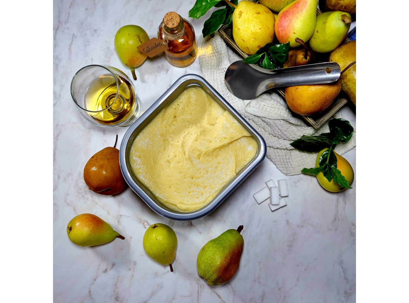 SORBETTO PERA E CALVADOS        KG.1,6X2