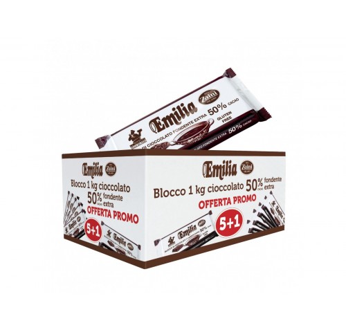 CIOCCOLATO FONDENTE EMILIA PROMO KG5+1OM