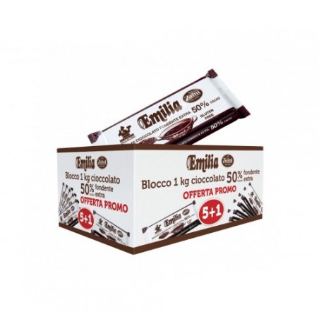 CIOCCOLATO FONDENTE EMILIA PROMO KG5+1OM