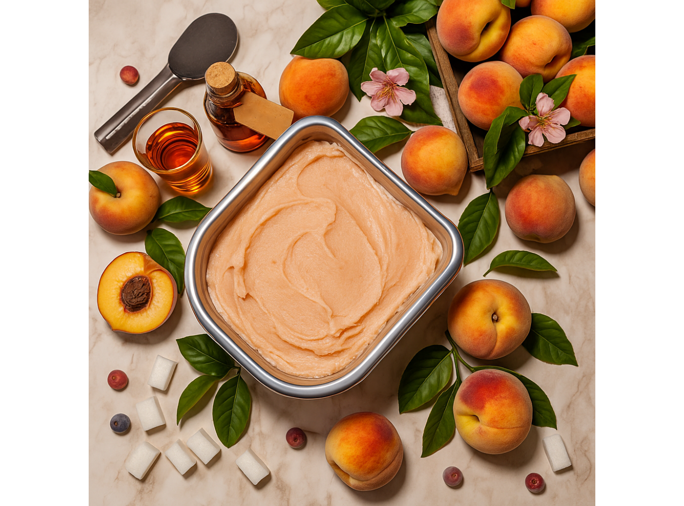 SORBETTO PESCA E AMARETTO         KG.1,6