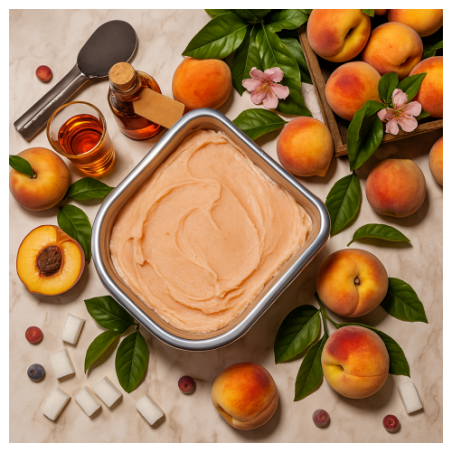 SORBETTO PESCA E AMARETTO         KG.1,6