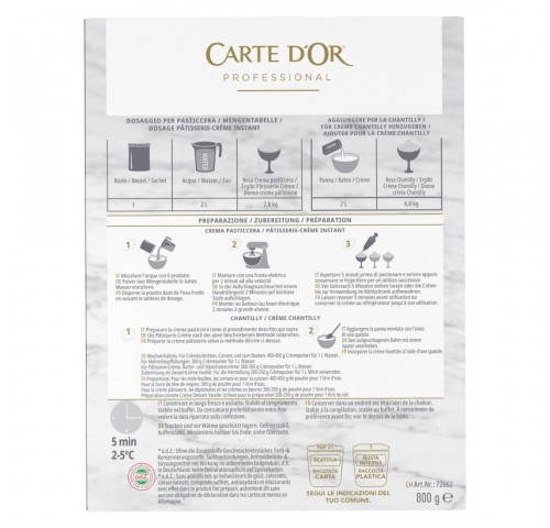 CREMA PASTIC. A FREDDO CARTE D'OR G900X6