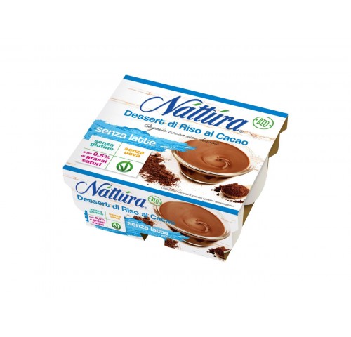 BUDINO PRONTO RISO CACAO BIO GR100X4 N.6