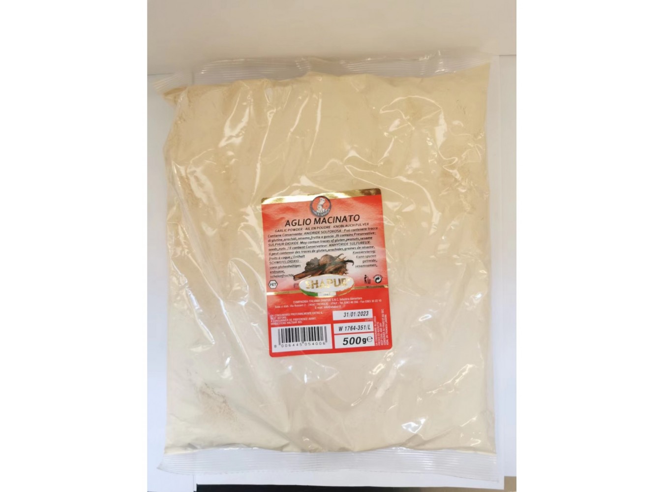 AGLIO POLVERE SHAPUR           GR.500X12