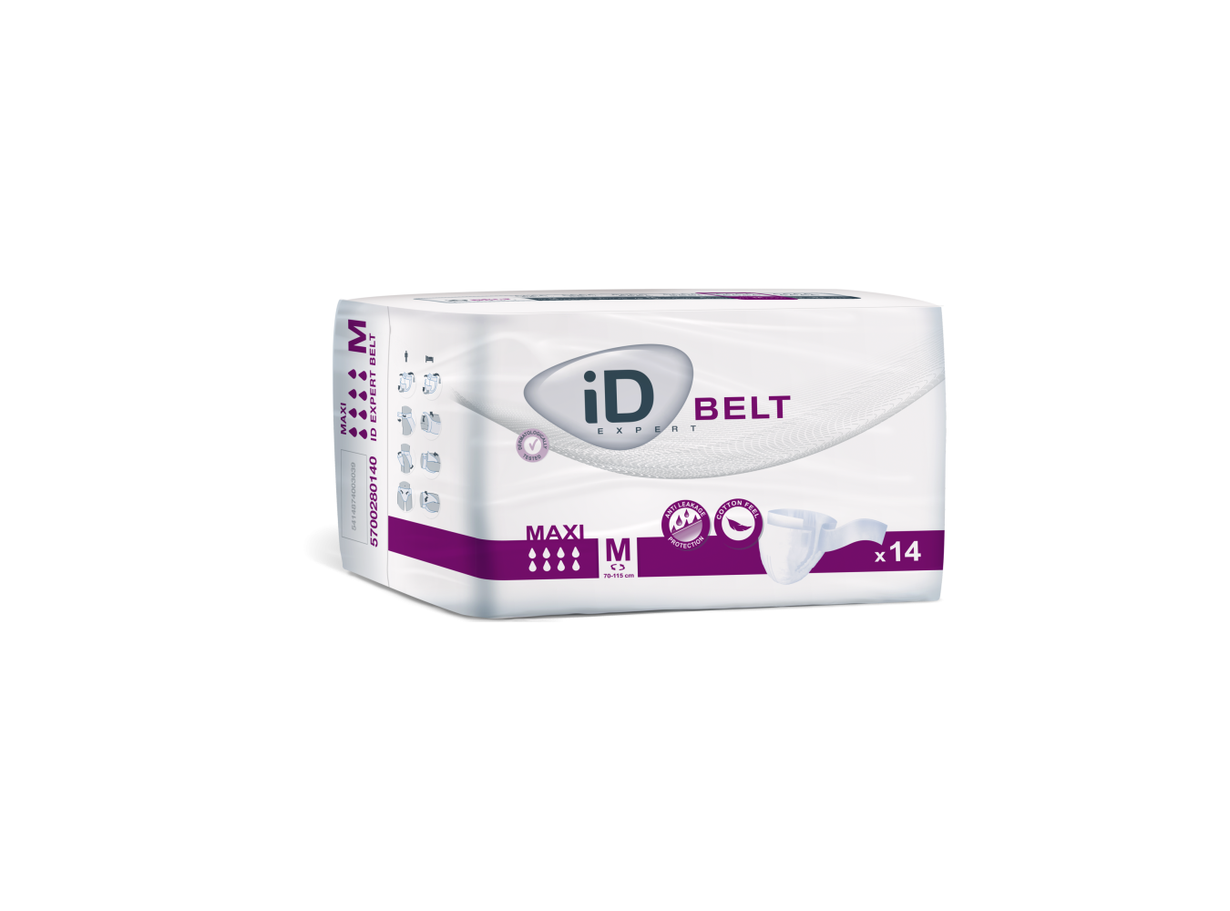 PANN.BELT MAXI VIOLA M            N.14X4