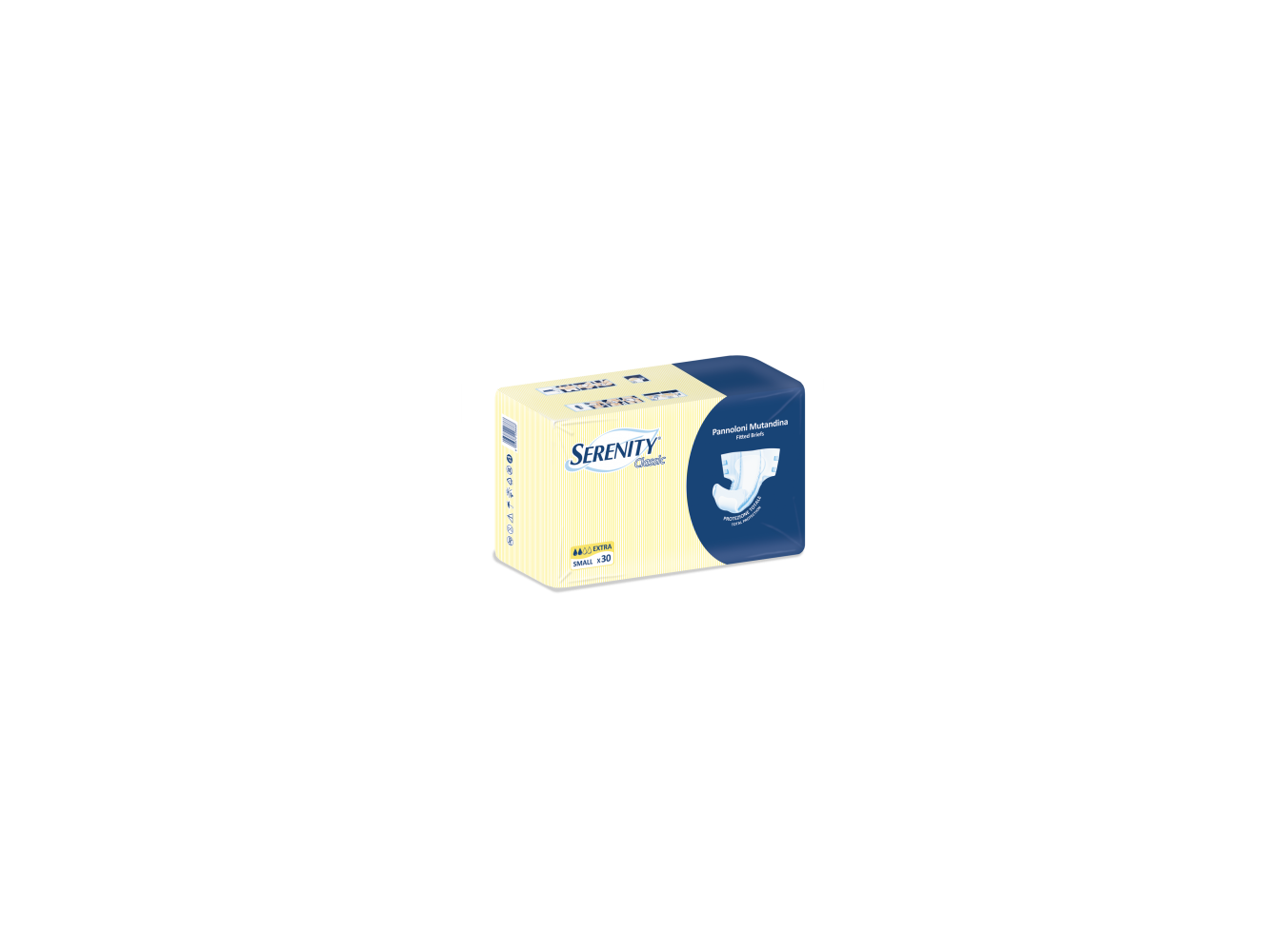 PANN.MUTANDINA SMALL  3X30 N.90