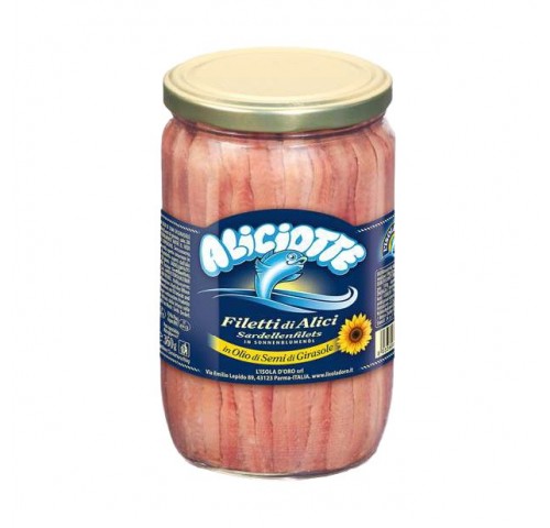 ALICI FILETTO OLIO SEMI         GR.700X6