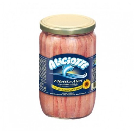 ALICI FILETTO OLIO SEMI         GR.700X6