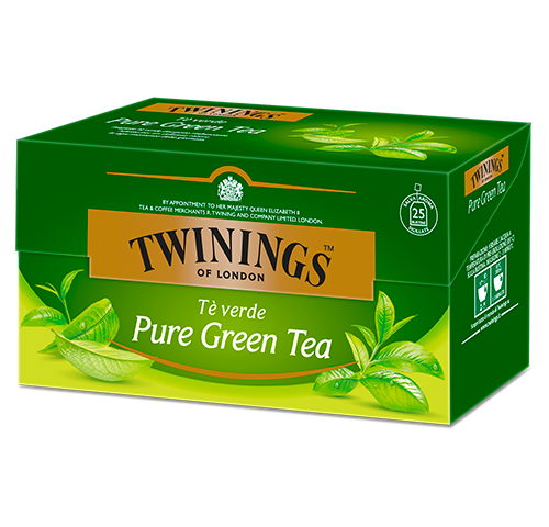 THE VERDE TWININGS PURE GREEN TEA F25X12