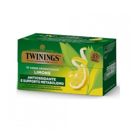 THE TWININGS GREEN TEA AL LIMONE F.20X12