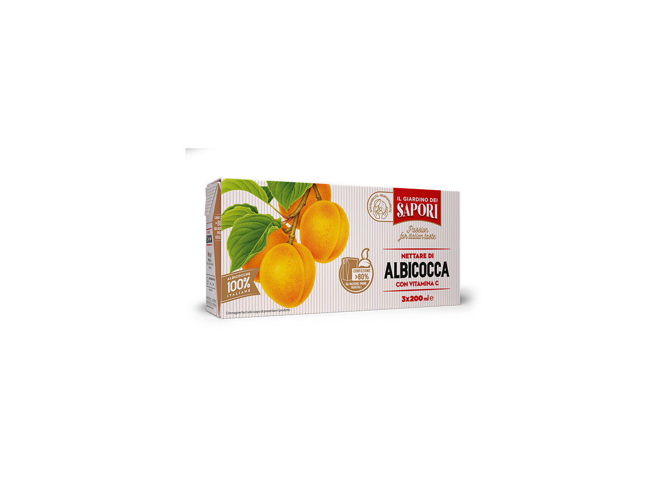 SUCCHI SAPORE ALBICOCCA BRICK  ML.200X24