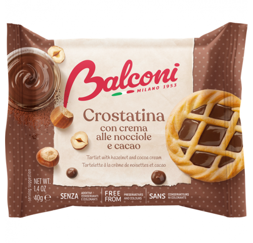 CROSTATINA CACAO BALCONI     GR.40 N.42