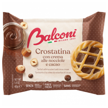 CROSTATINA CACAO BALCONI     GR.40 N.42