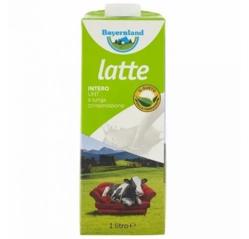 LATTE INTERO UHT BAYERNLAD C/TAP LT.1X12