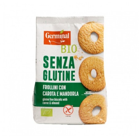 BISC. S/GLU.BIO CAROTA MANDORLA G.250X10