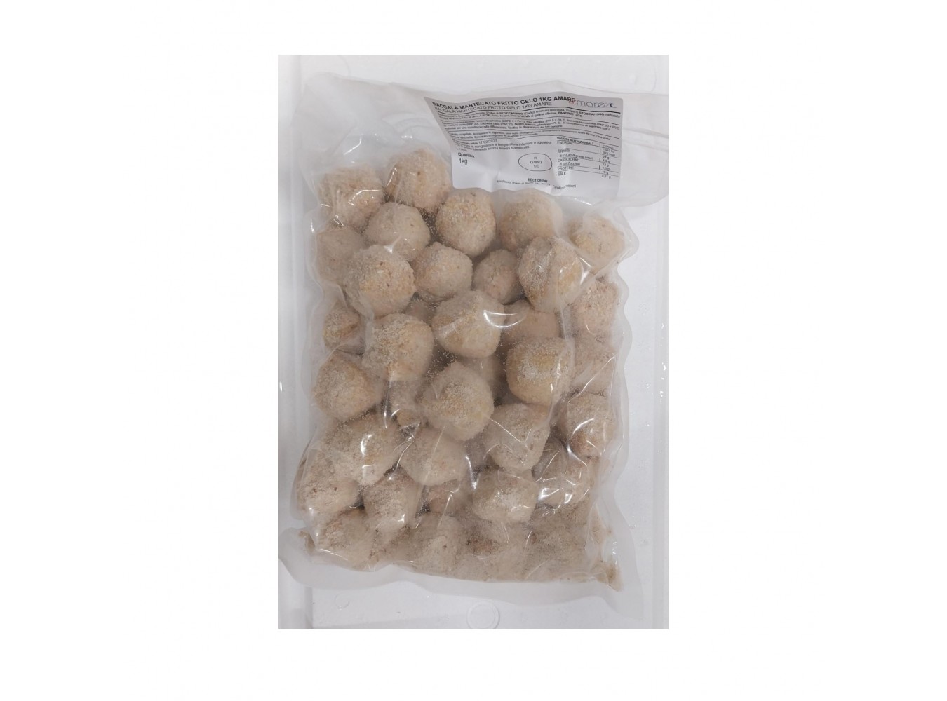 PERLE DI BACCALA' GR.20 GELO     PZ2X1KG
