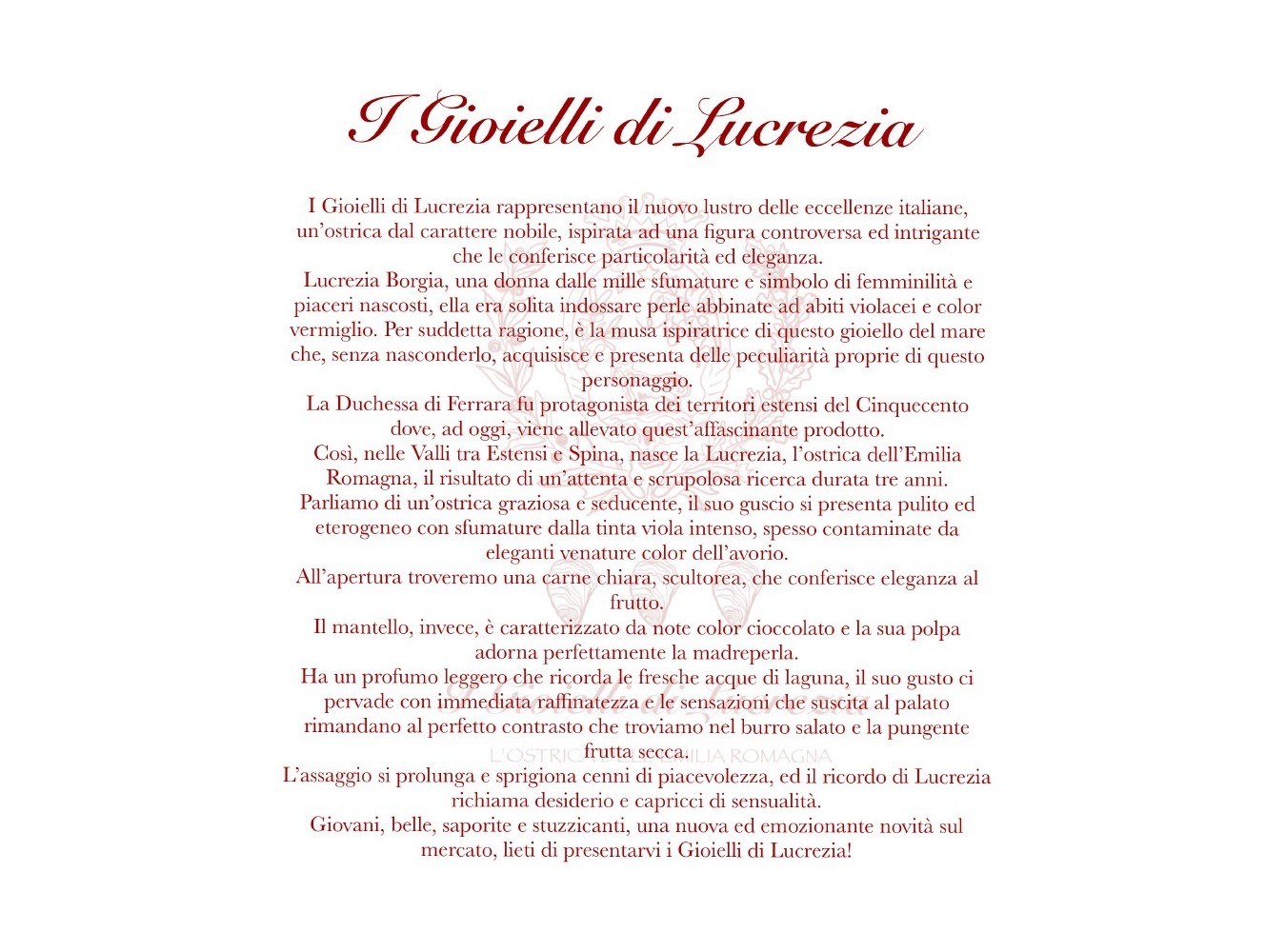 OSTRICA GIOIELLI DI LUCREZIA N3 24PZ 2KG