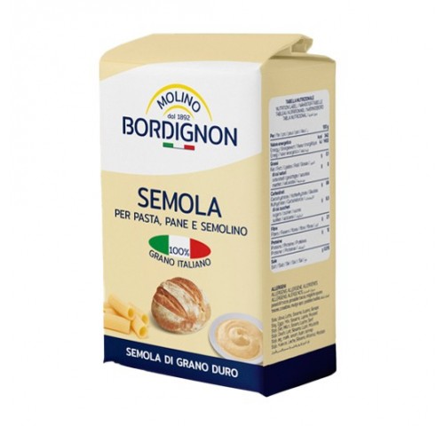 SEMOLA GRANO DURO BORDIGNON      KG.1X10