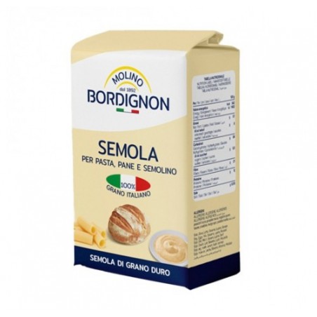 SEMOLA GRANO DURO BORDIGNON      KG.1X10