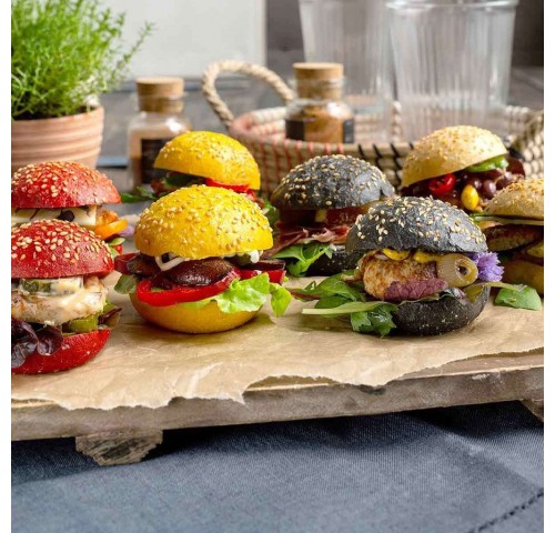 PANE BURGER PARTY COLORATO     GR.30X100
