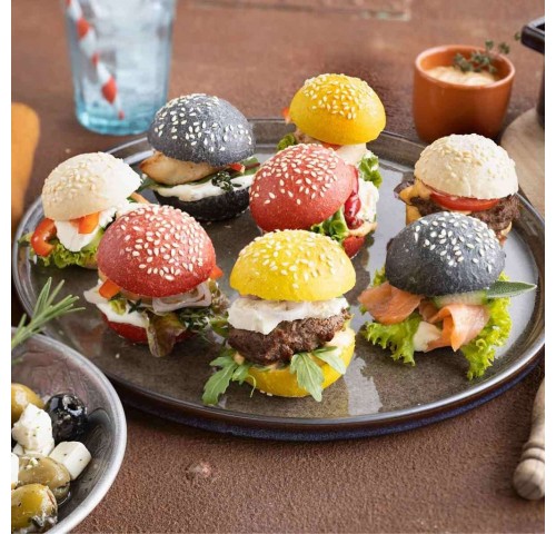 PANE BURGER PARTY COLORATO GR.18X160