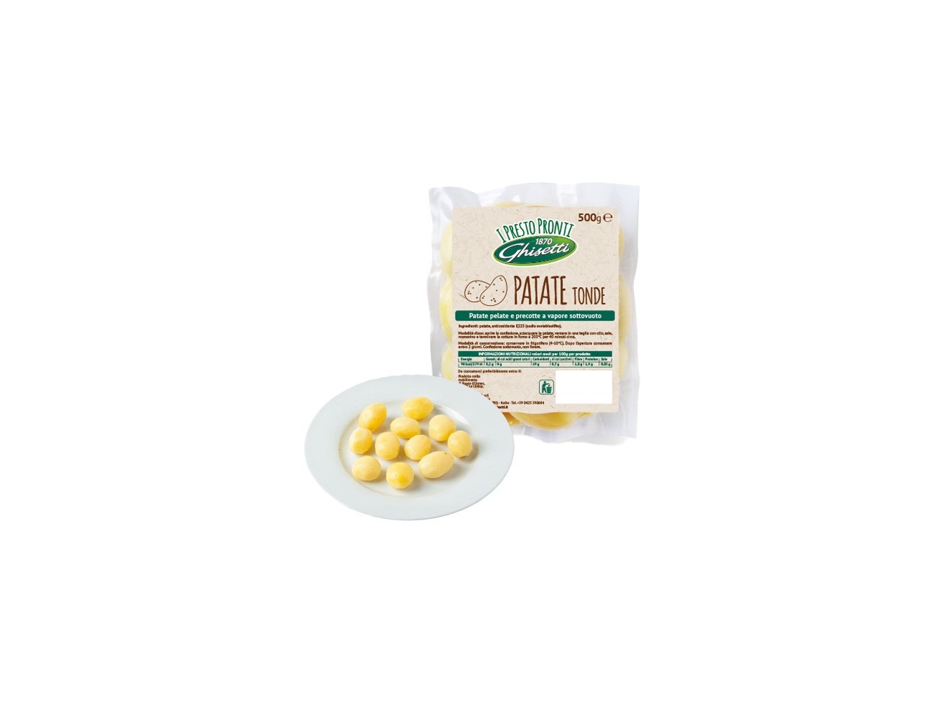 PATATE TONDE PRECOTTE S.V. GR.500X12