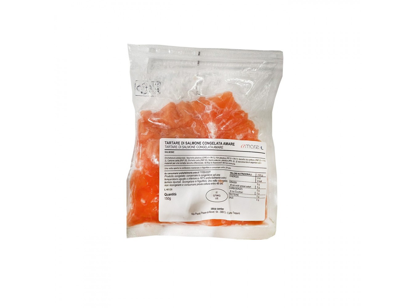 TARTARE DI SALMONE CT1X10PZX150GR