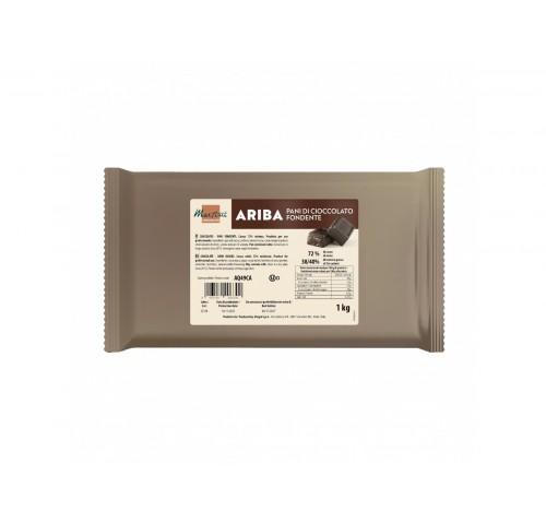 CIOCCOLATO FONDENTE 72% ARIBA    KG.1X10