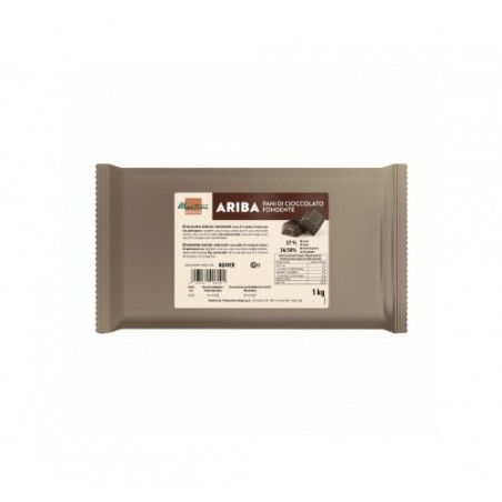 CIOCCOLATO FONDENTE 57% ARIBA    KG.1X10