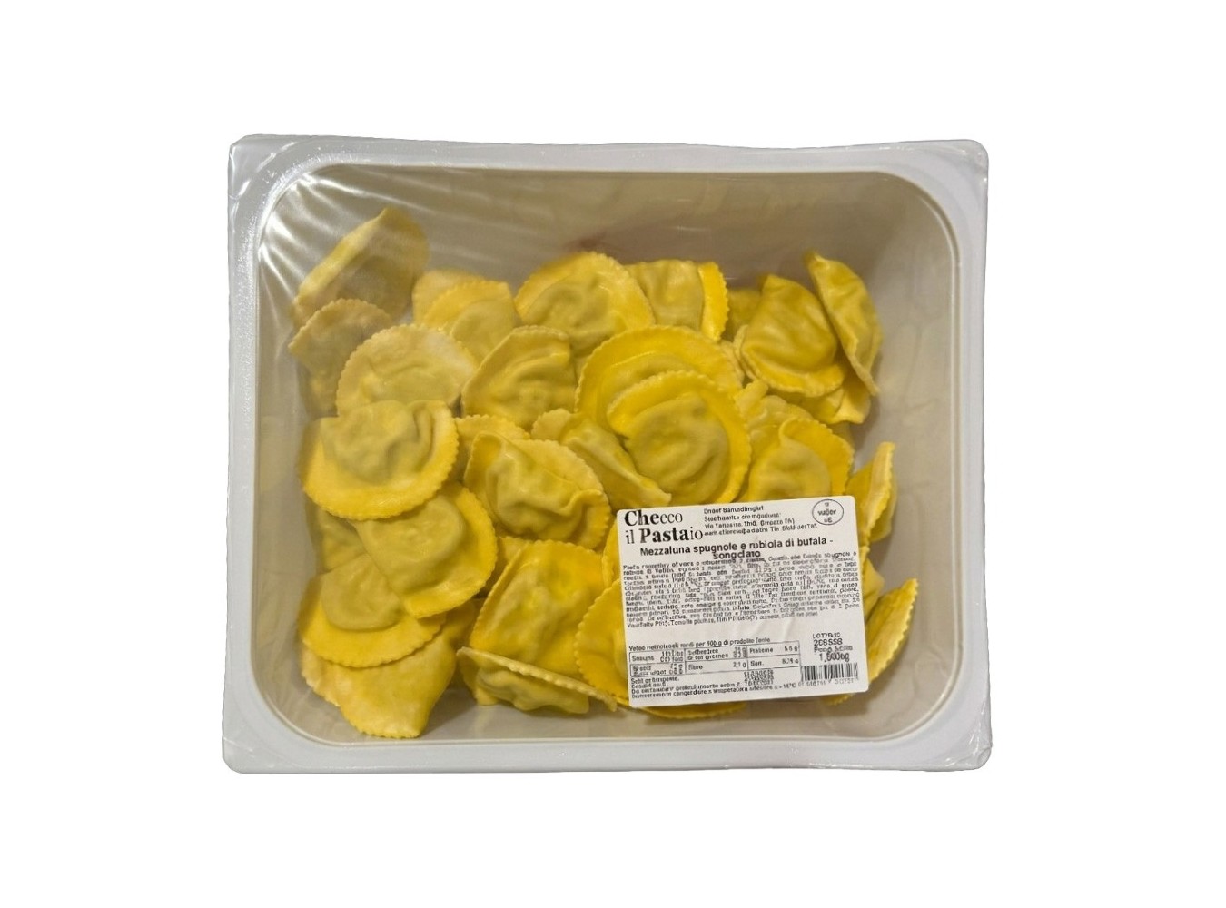 MEZZALUNA SPUGNOLE E ROBIOLA BUFALA KG.3
