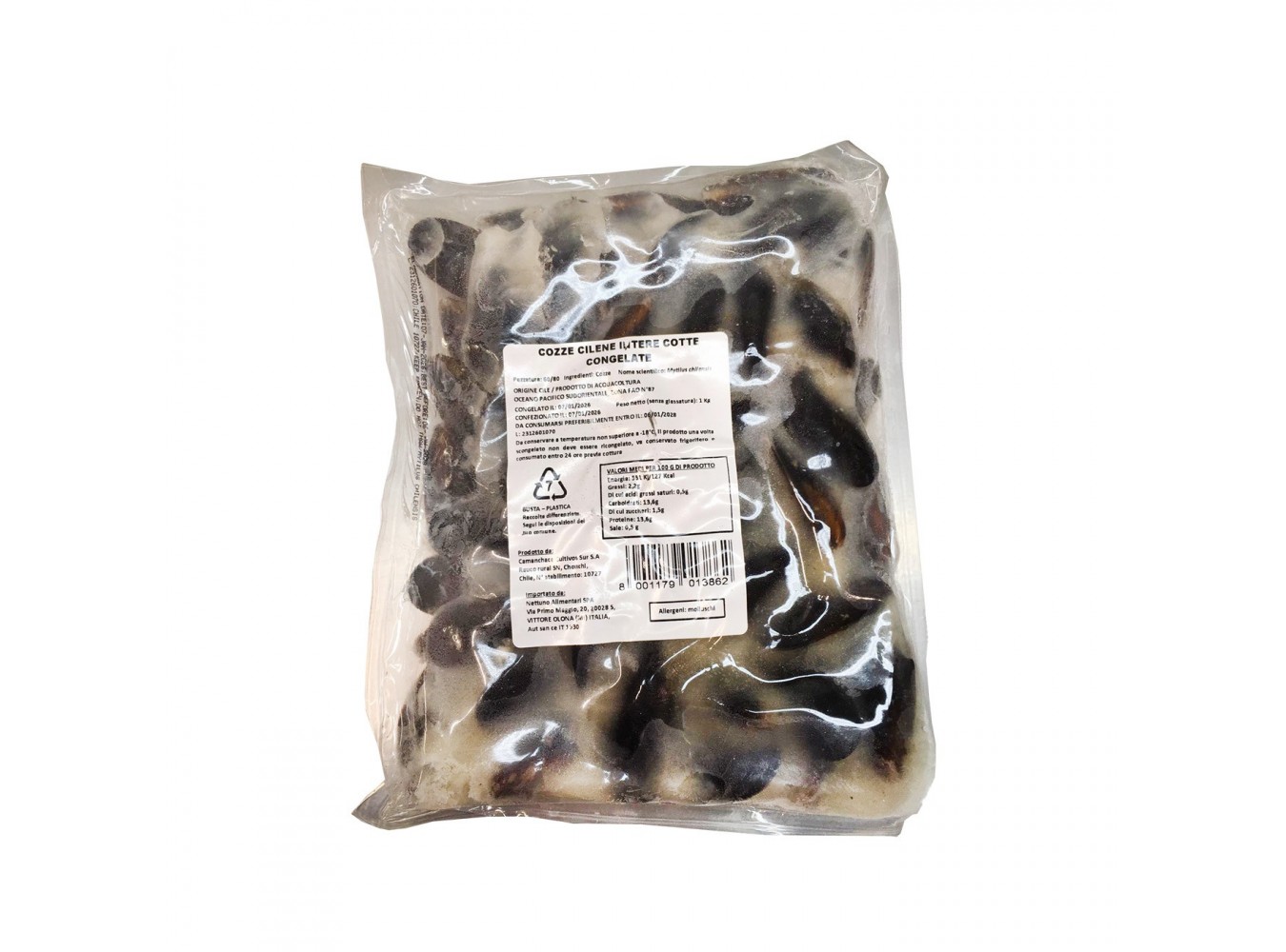 COZZE C/G PRECOTTE S/V 60/80    PZ5X1KG