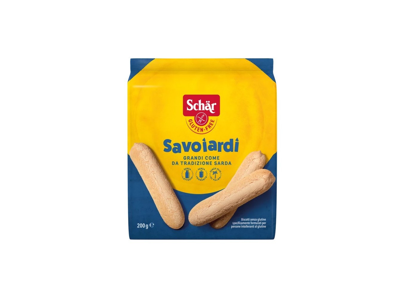 BISC. SAVOIARDI S/GLUTINE SCHAR G.200X10