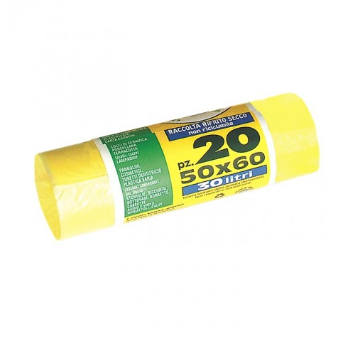 SACCHI IMM.GIALLO 50X60         PZ.20X50