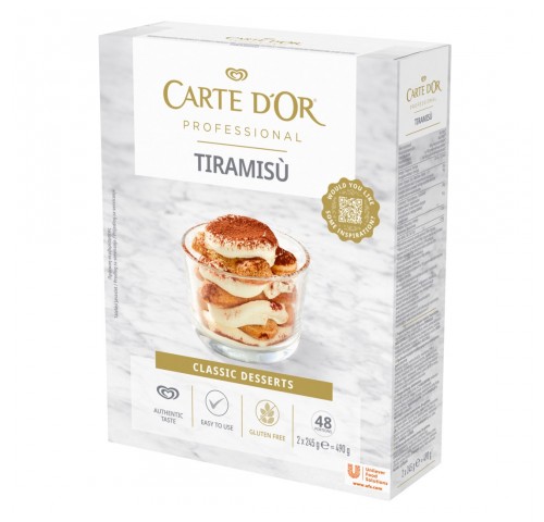 PREP. TIRAMISU' CARTE D'OR      GR.540X6