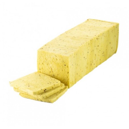 PAN CARRE' RIFILATO LINO/CURCUMAKG1,65X4